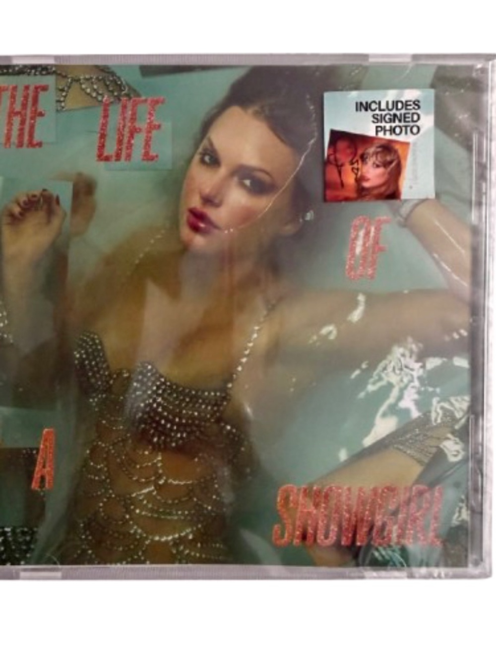 Unopened Signed Taylor Swift's The Life Of A Showgirl CD